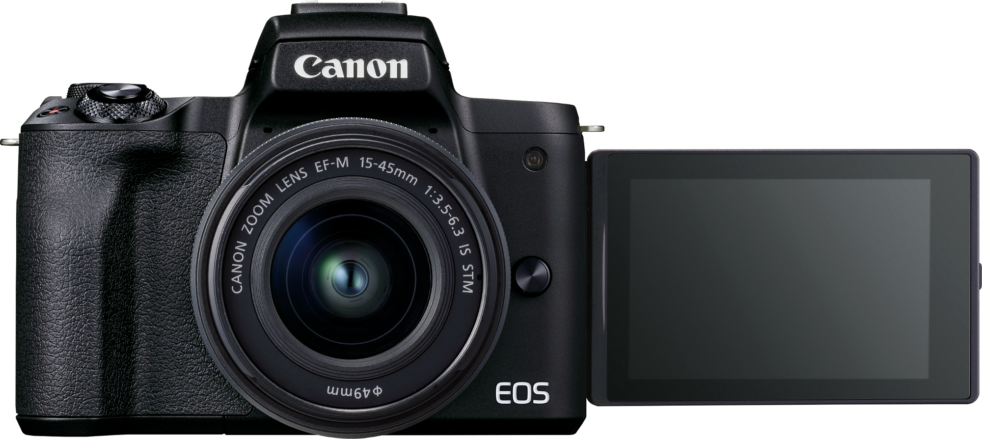 CANON EOS M50 Mark II Body + EF-M 15-45mm f/3.5-6.3 IS STM - Appareil photo à objectif interchangeable Noir