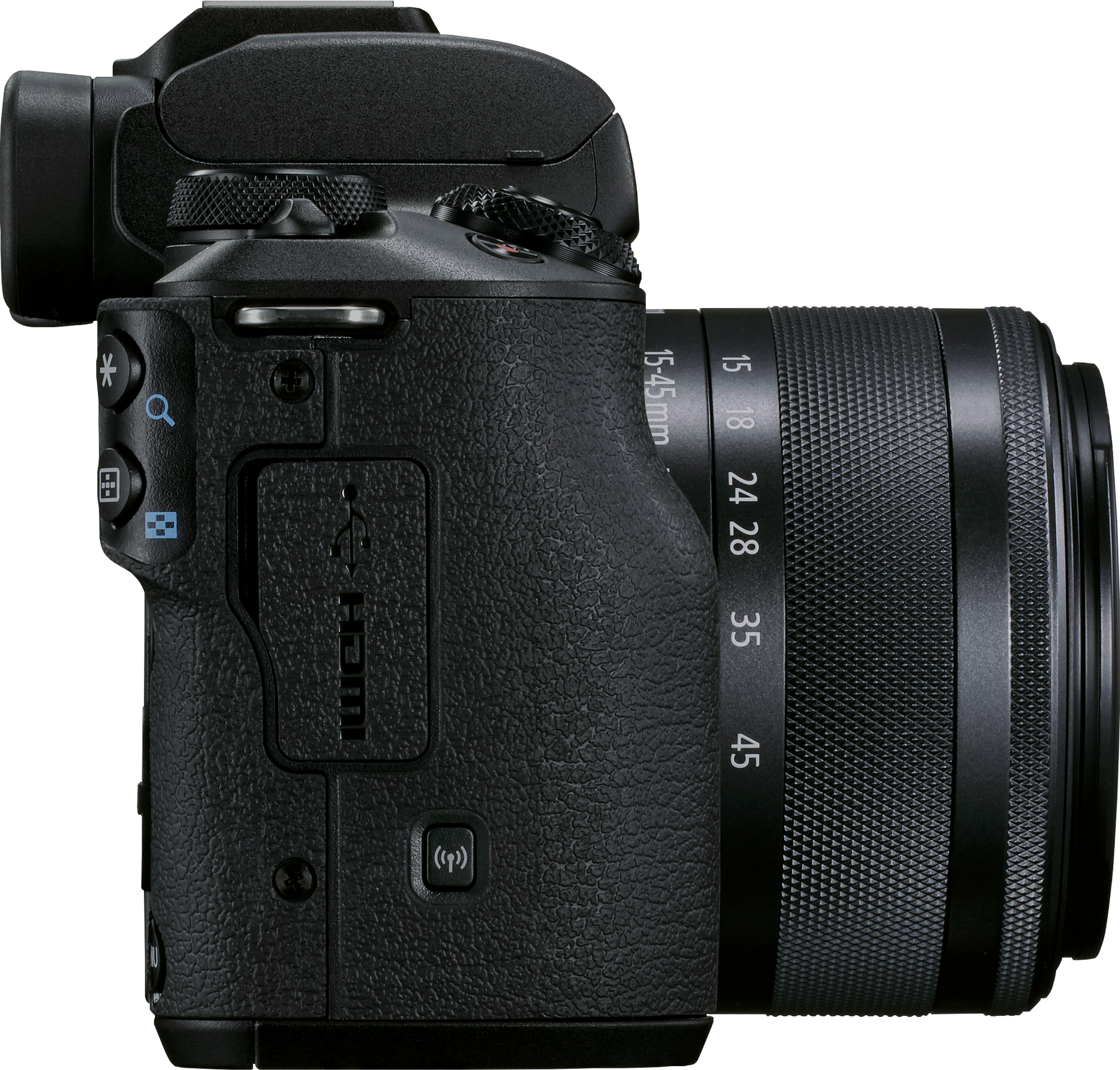 CANON EOS M50 Mark II Body + EF-M 15-45mm f/3.5-6.3 IS STM - Appareil photo à objectif interchangeable Noir