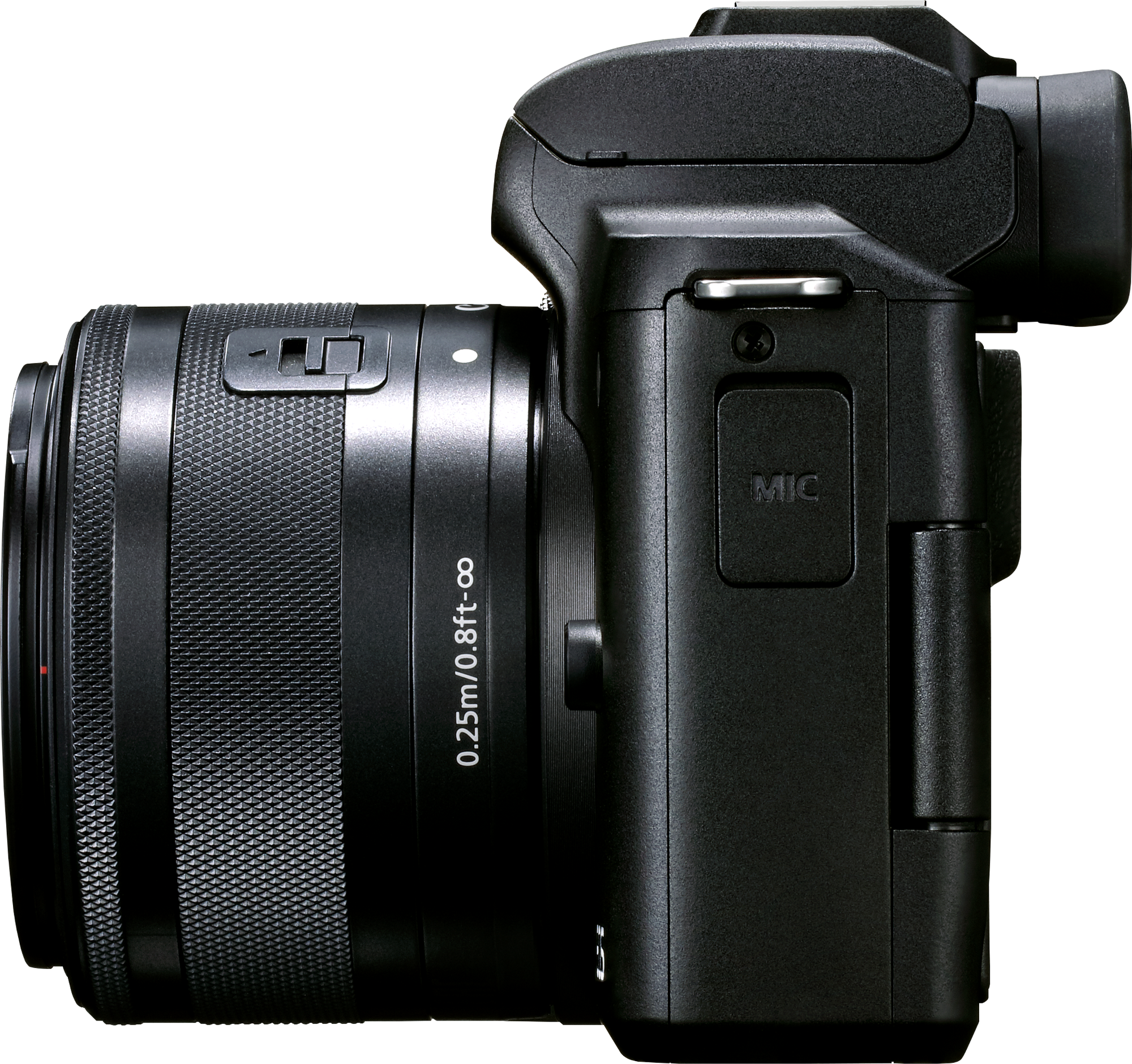 CANON EOS M50 Mark II Body + EF-M 15-45mm f/3.5-6.3 IS STM - Appareil photo à objectif interchangeable Noir