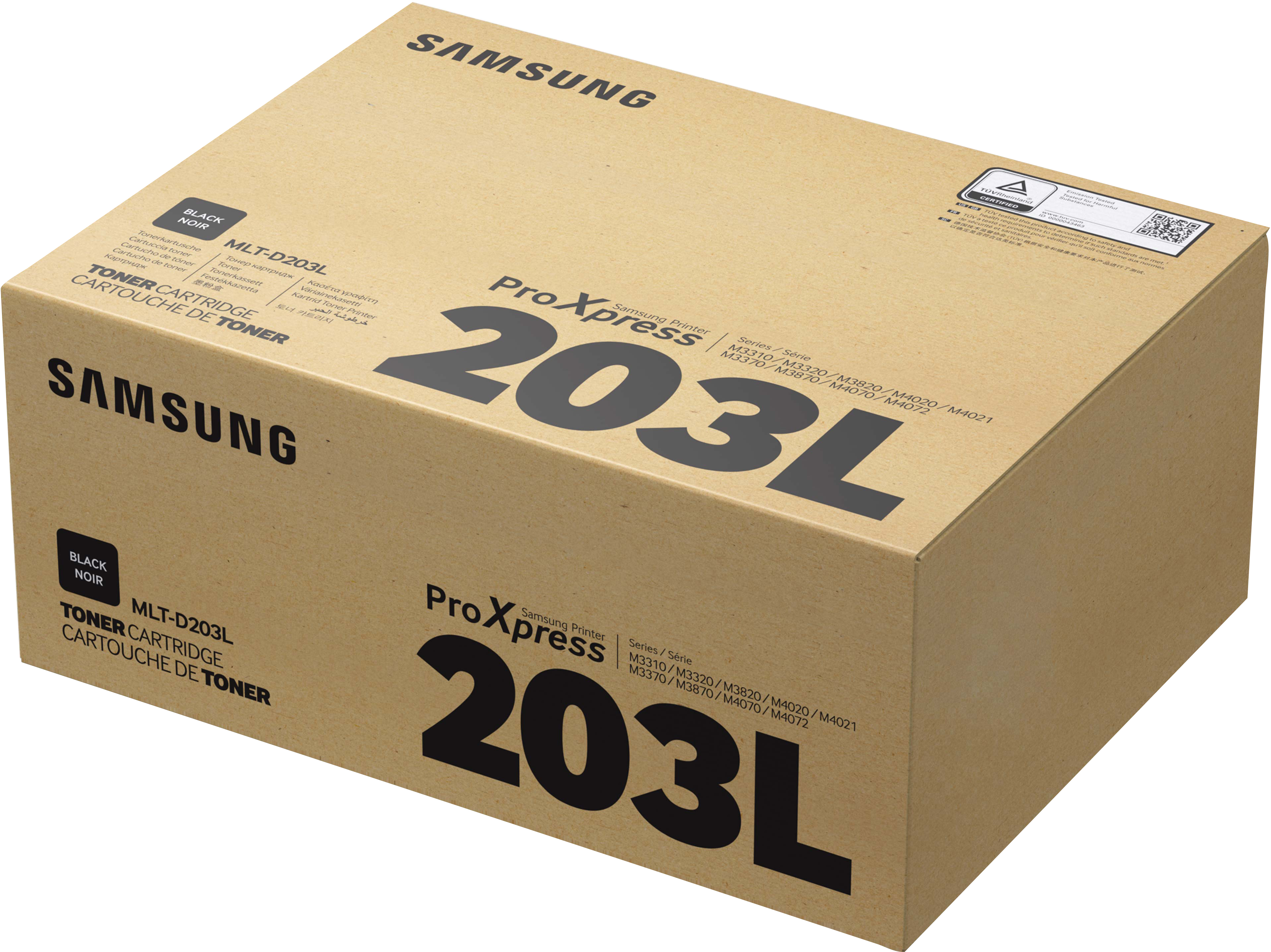 Tóner - HP, MLT-D203L, Negro