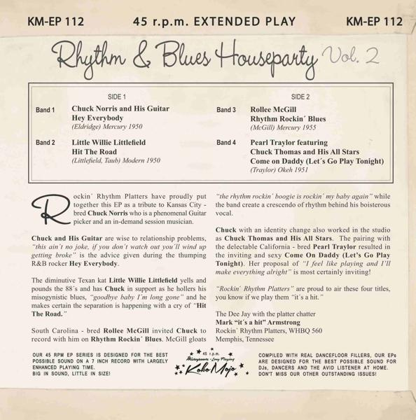 And PARTY RHYTHM - (Vinyl) VARIOUS BLUES - HOUSE VOL.2
