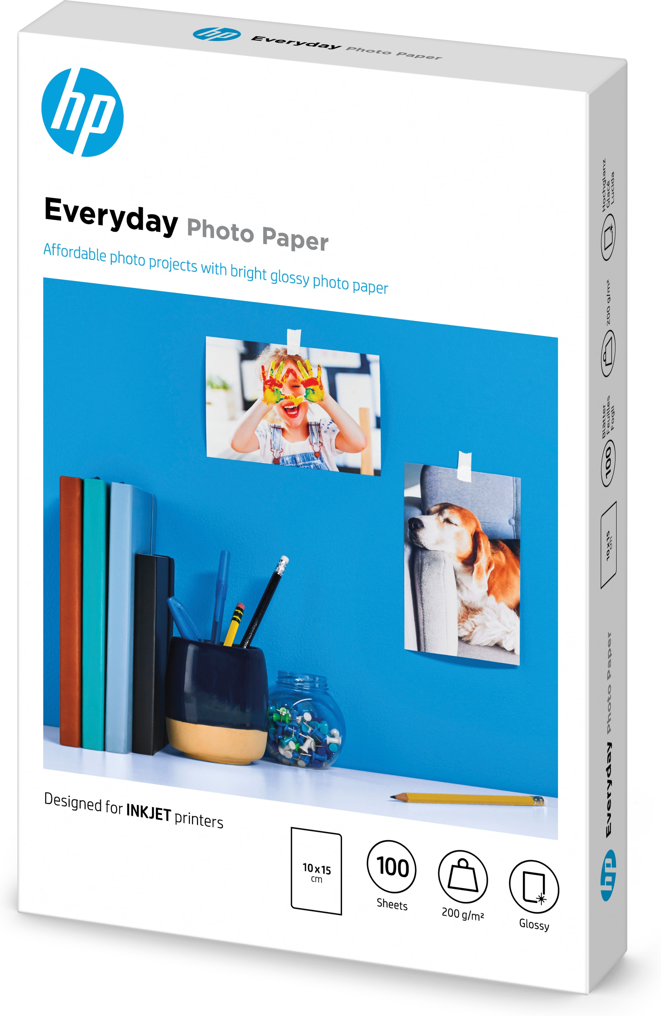 Papel fotográfico - HEWLETT PACKARD CR757A PAPEREVERYDAYGLOSSYPHOTO1001