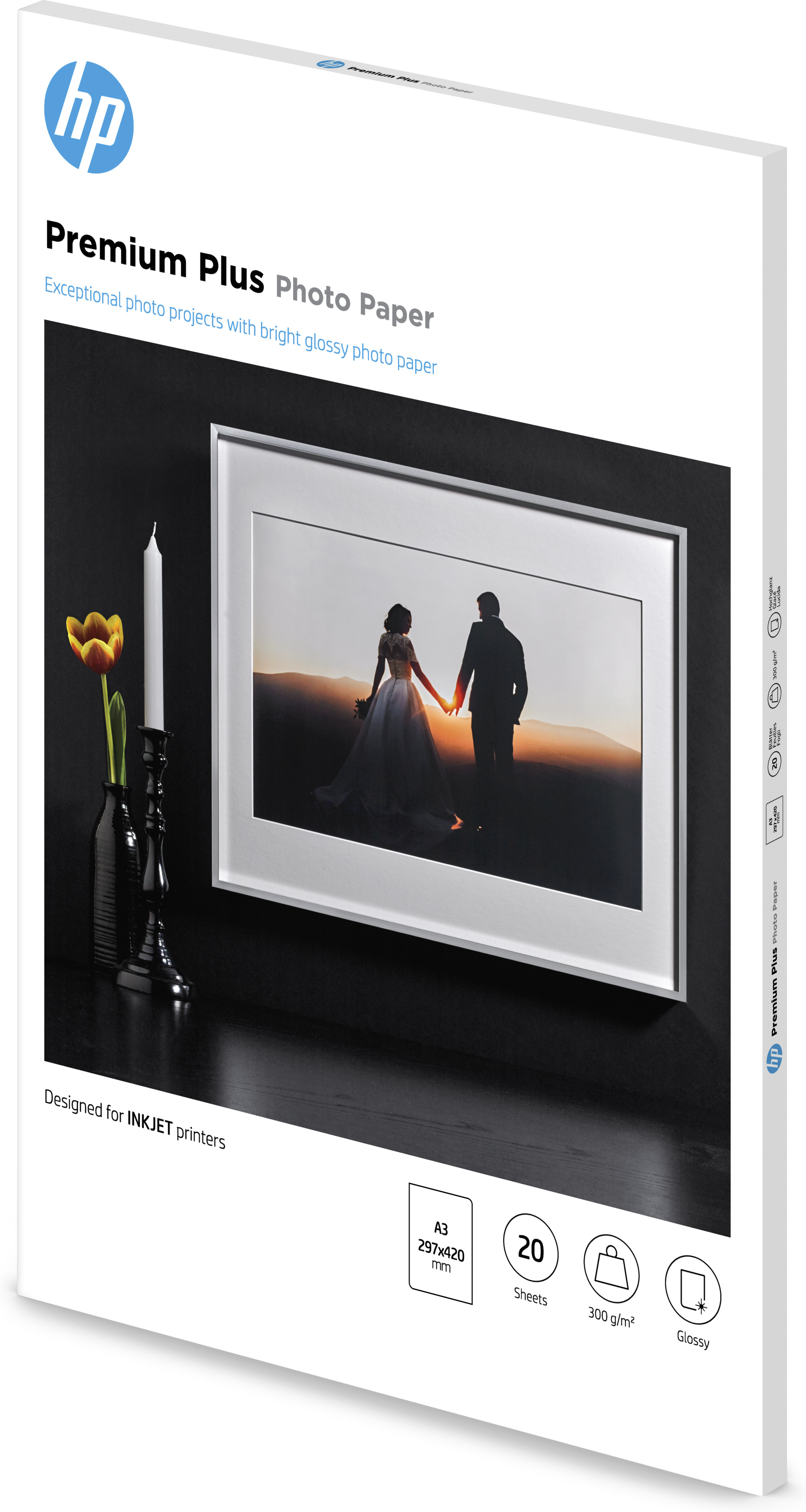 Papel fotográfico - HEWLETT PACKARD CR675A PREMIUMPLUSGLOSSYPHOTOPAPER