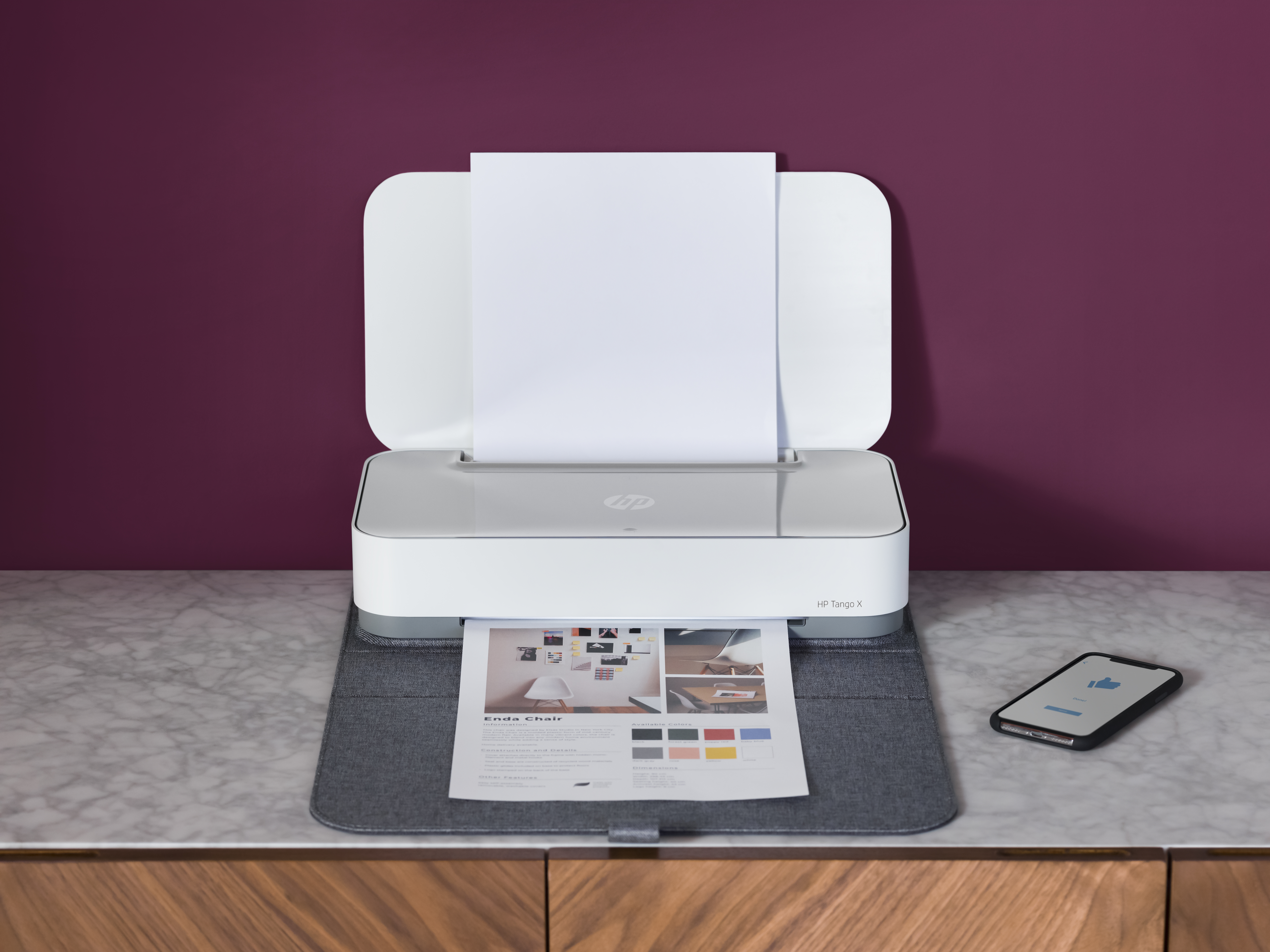 Impresora multifunción - HP Tango X, Color, 8 ppm, Wifi, Compatible con HP Instant Ink