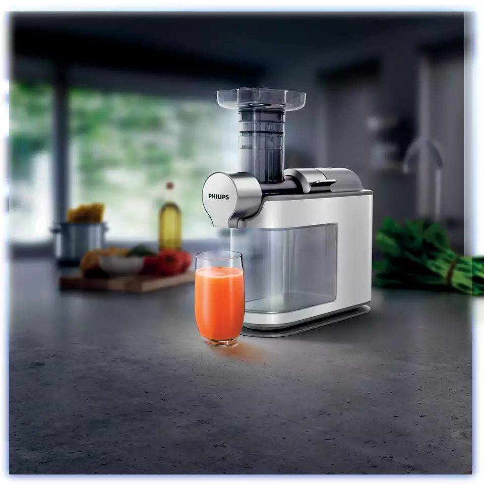 PHILIPS HR1945/80 Avance - Estrattore di succo (Bianco/Grigio)
