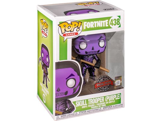 FUNKO POP! Games: Fortnite - Skull Trooper (Purple) - Sammelfigur (Mehrfarbig)