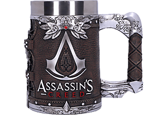 NEMESIS NOW Assassin's Creed: Tankard of the Brotherhood - Krug (Braun/Rot/Silber)