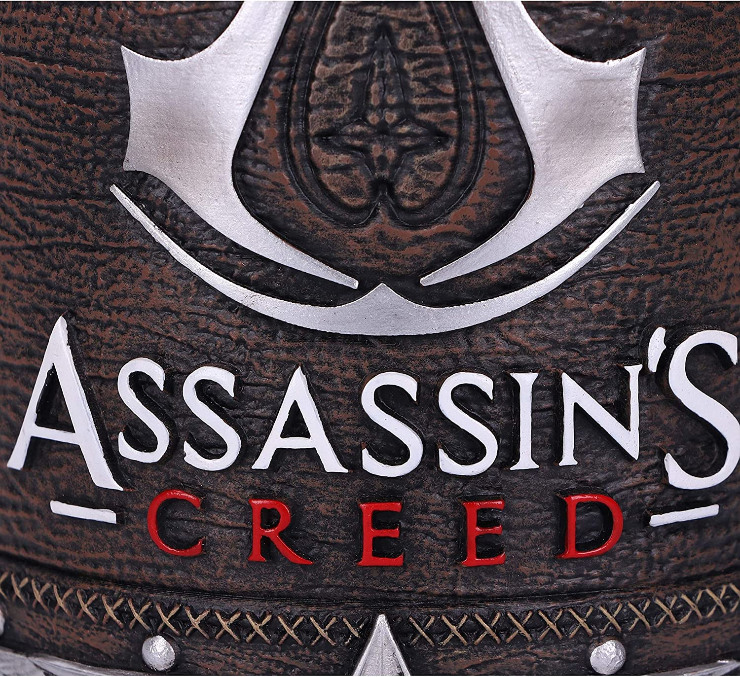 NEMESIS NOW Assassin's Creed: Tankard of the Brotherhood - Chope (Brun/Rouge/Argent)
