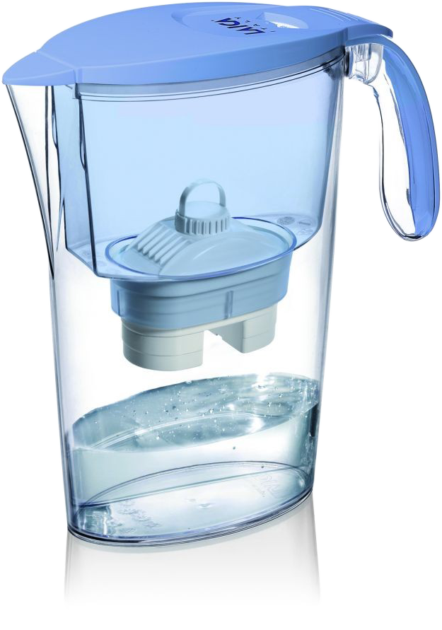 LAICA J11AF Laica Clear Line kék vízszűrő kancsó, 1db bi-flux univerzális szűrőbetéttel