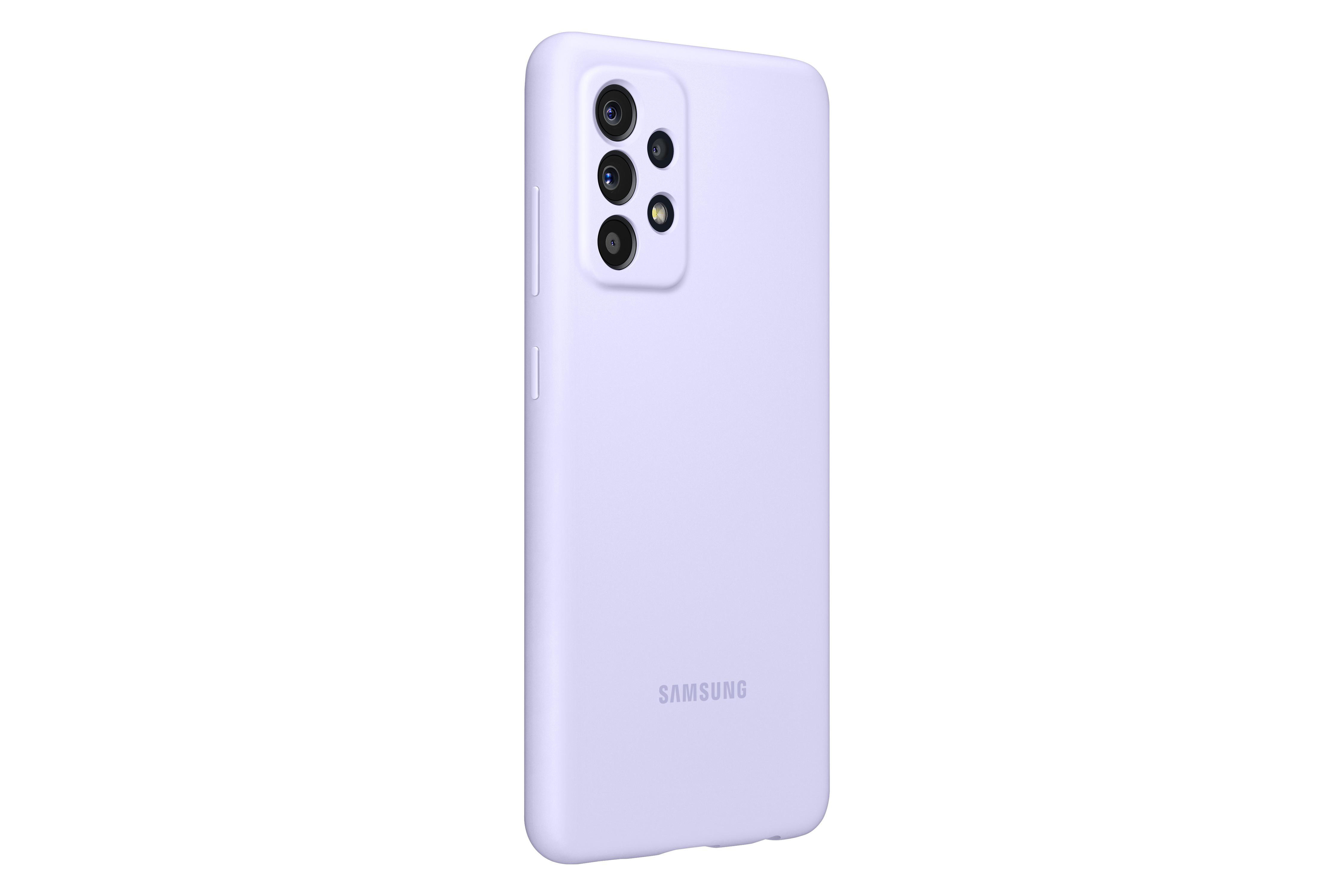 SAMSUNG Silicone Cover, Backcover, Samsung, Galaxy A52, Galaxy A52 5G, Violet