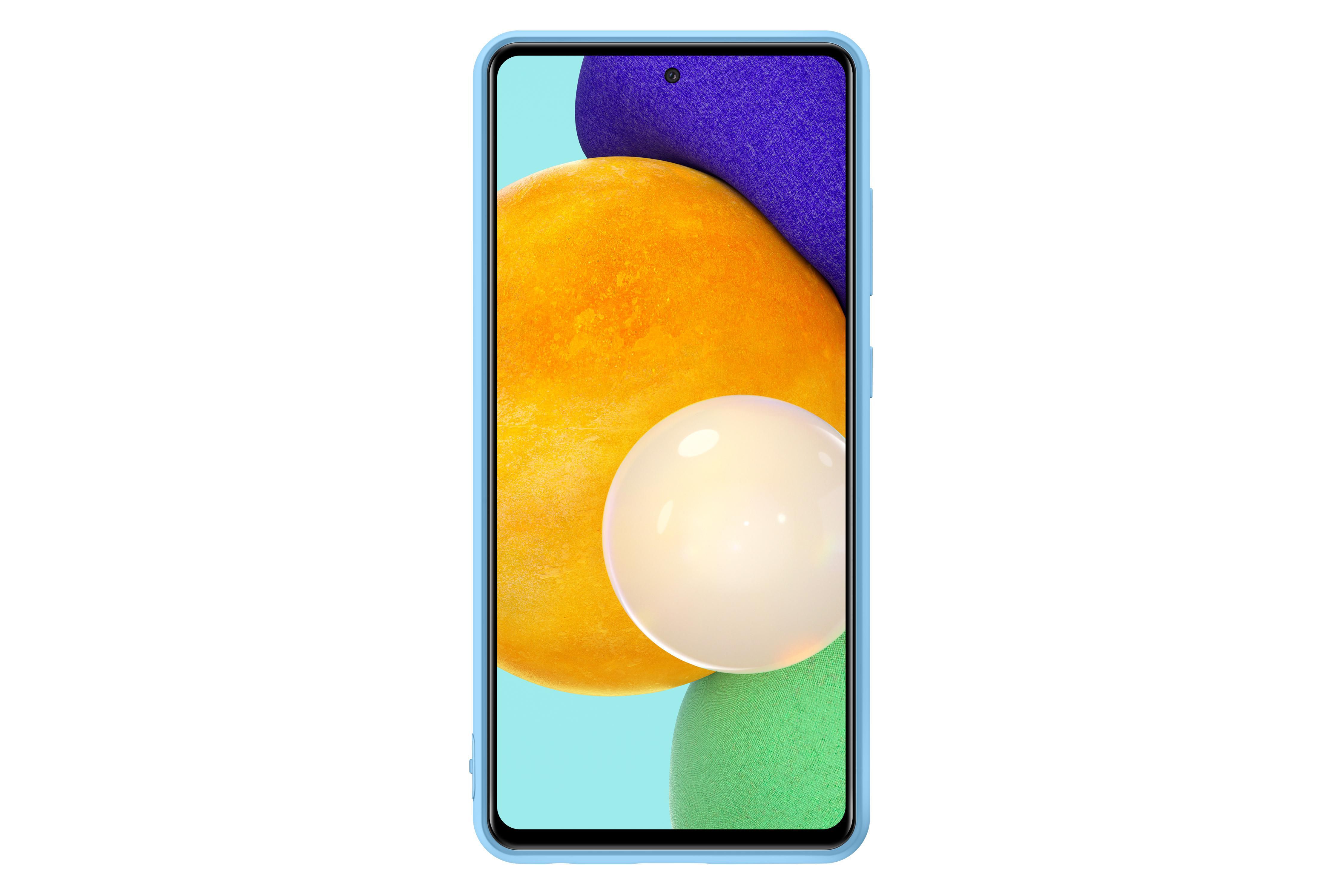 SAMSUNG Silicone Cover, Backcover, Samsung, Galaxy A52, Galaxy A52 5G, Blue