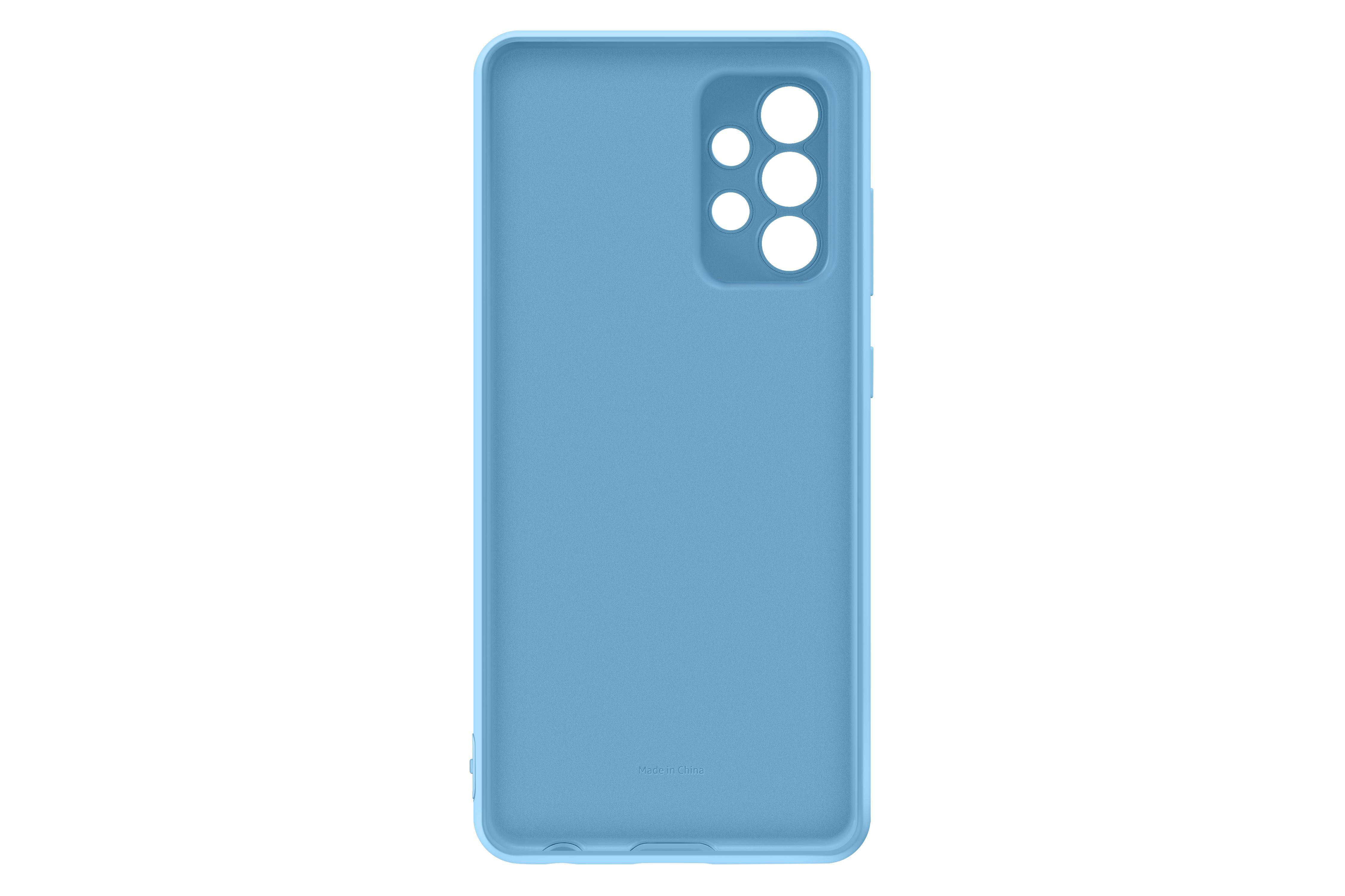 SAMSUNG Silicone Cover, Backcover, Samsung, Galaxy A52, Galaxy A52 5G, Blue