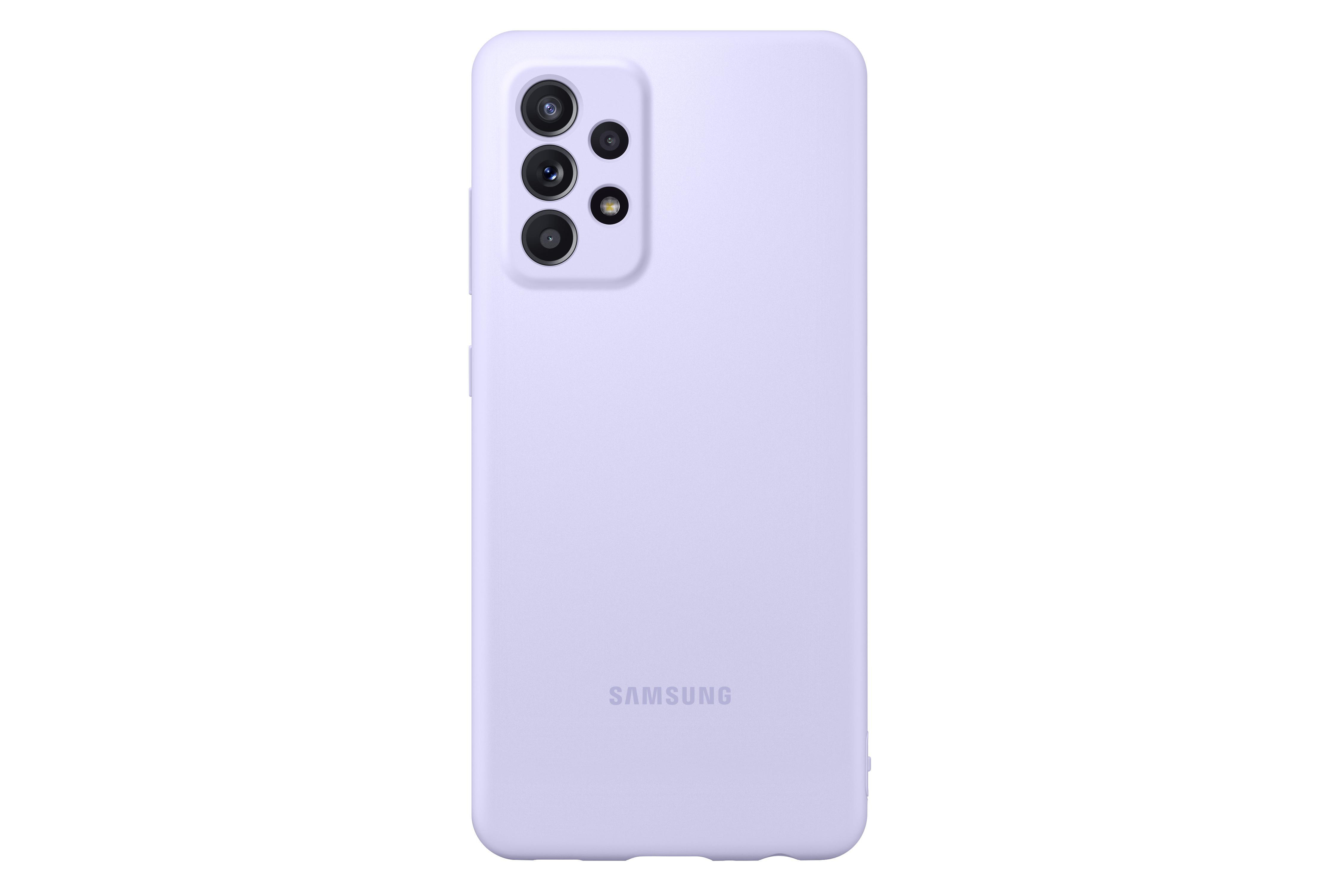 SAMSUNG Silicone Cover, Backcover, Samsung, Galaxy A52, Galaxy A52 5G, Violet