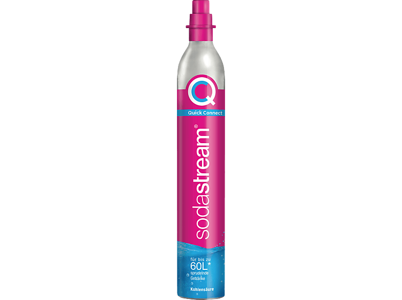 Connect Quick SODASTREAM CO₂-Zylinder Pink Reservezylinder CO₂-Komplettzylinder