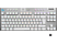 LOGITECH G915 TKL Tactile - Mekaniskt RGB-gamingtangentbord med trådlös LIGHTSPEED utan numerisk knappsats - Vit