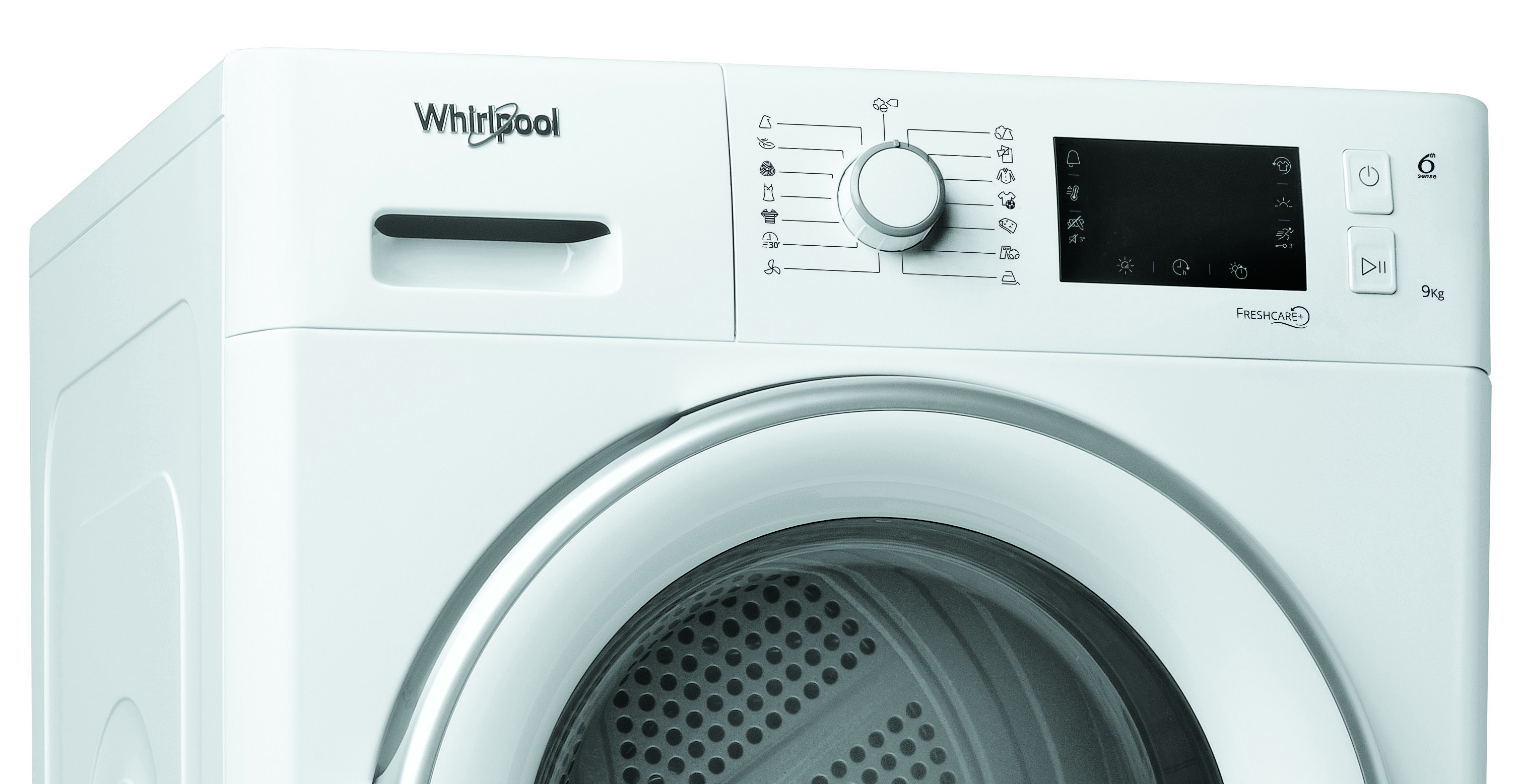WHIRLPOOL FT M22 9X2S EU Hőszivattyús szárítógép, 6.Érzék szenzortechnológia, A++, inverter motor