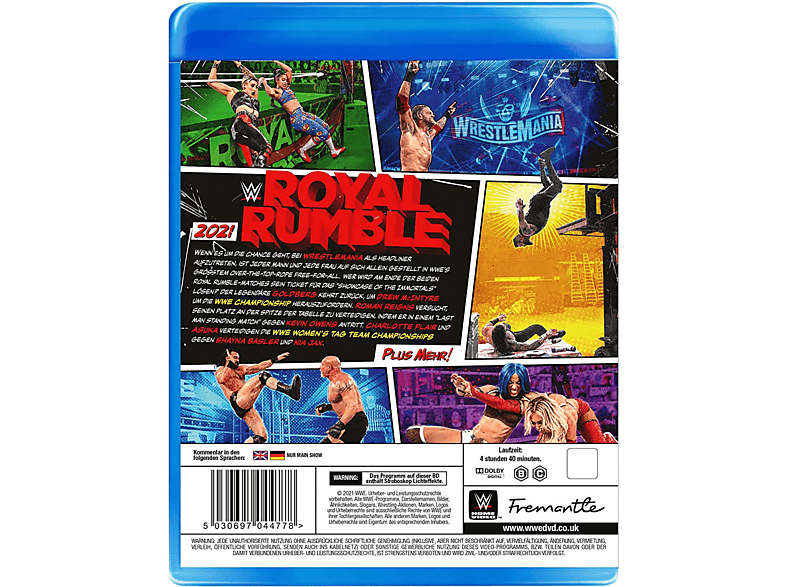 Thumbnail - WWE: Royal Rumble 2021 Blu-ray