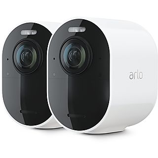 ARLO Überwachungskamera Arlo Ultra V2, 2er Set: 2x Kamera + 1x SmartHub, 4K UHD, Kabellos