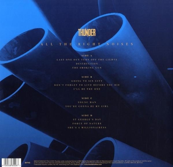 Egy kék album hátlapja szöveggel és néhány cső képével.