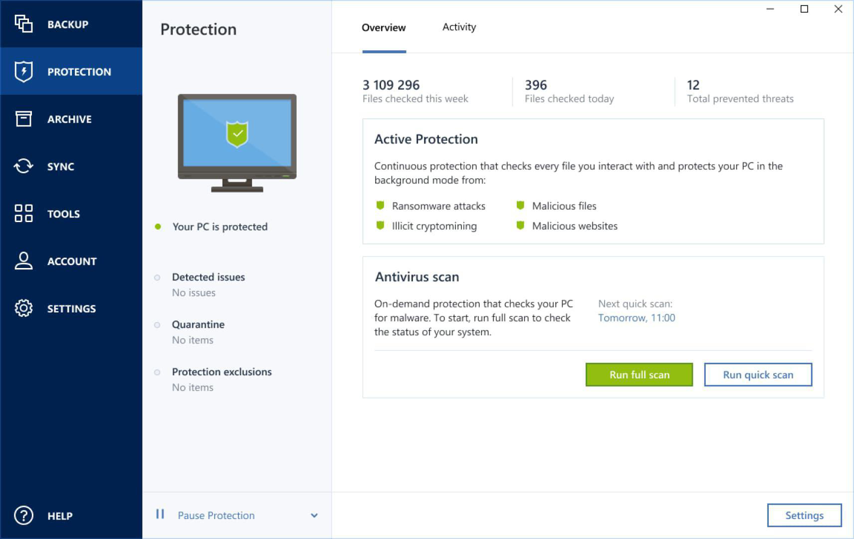 True Image 2021 - Advanced Version - 250 GB Cloud Storage (1PC/Mac) - [PC]