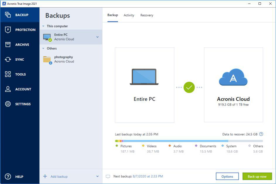 True Image 2021 - Advanced Version - 250 GB Cloud Storage (1PC/Mac) - [PC]