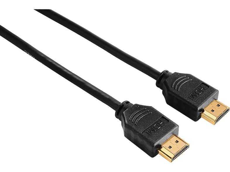 HAMA HM.205002 Altın uç, 1.5m HDMI Kablo Siyah