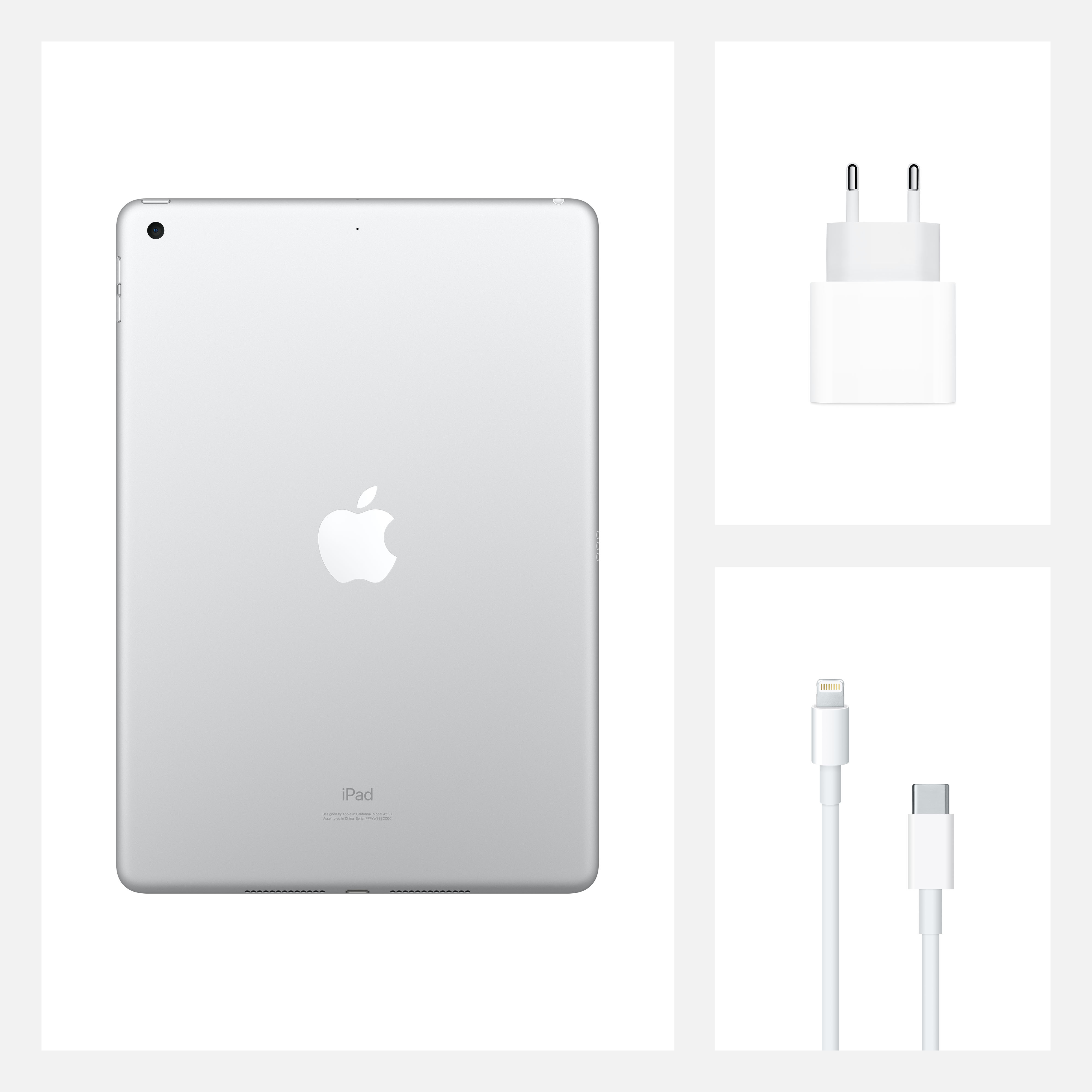 APPLE iPad (2020) Wi-Fi - Tablet (10.2 ", 128 GB, Silver)