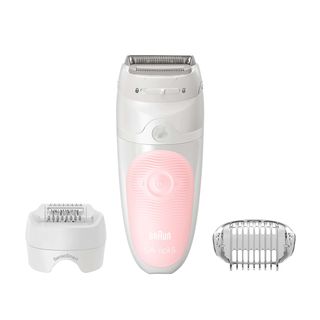 BRAUN SILK-ÉPIL 5-620 SENSOSMARTTM Epilierer, Weiß/Rosa