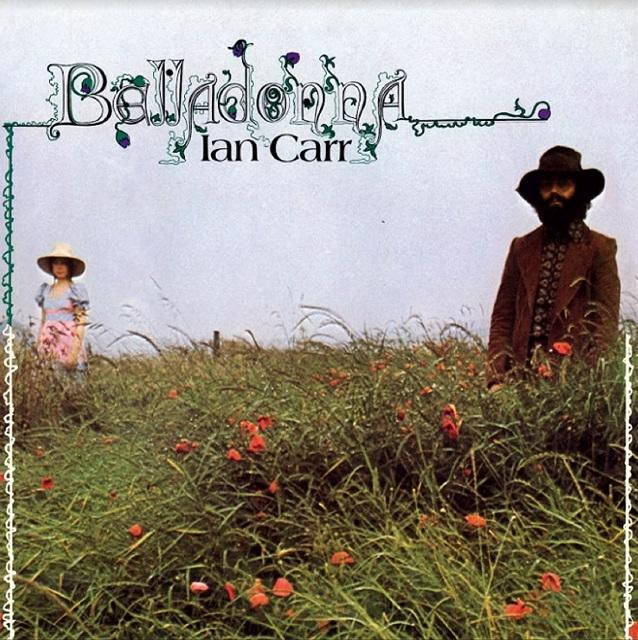 Album borító, férfi és nő a virágmezőben. 'Balladonna' felirat.