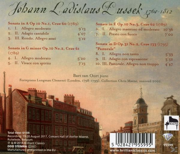 Van Oort Bart - Complete Piano Sonatas Vol.1  - (CD)
