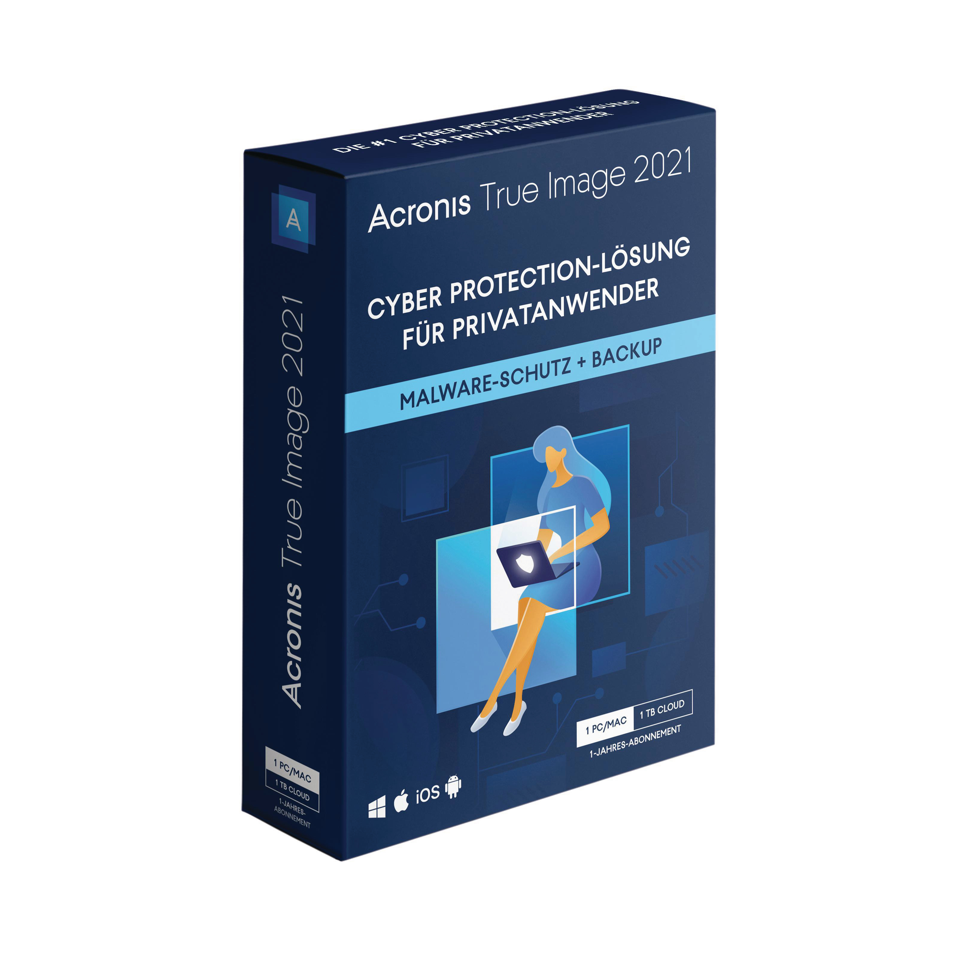 True Image 2021 - Premium Version - 1 TB Cloud Storage (1PC/Mac) - [PC]