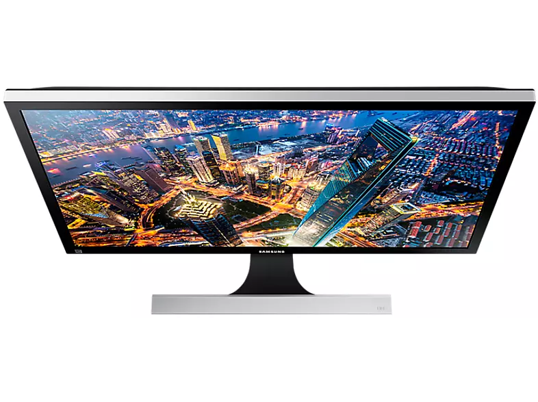 SAMSUNG Monitor UE570, 28 Zoll, UHD, 370cd, TN Panel, 1ms, Schwarz/Silber (LU28E570DSL/EN) 28 Zoll Monitor, UHD 4K, 1 ms Reaktionszeit, 370 cd/m², 60 Hz, Schwarz/Silber