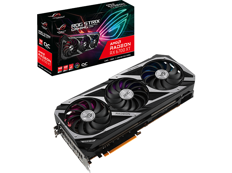 (90YV0G81-M0NA00) Gaming-Grafikkarte) ROG-STRIX-RX6700XT-O12G-GAMING ASUS (AMD,