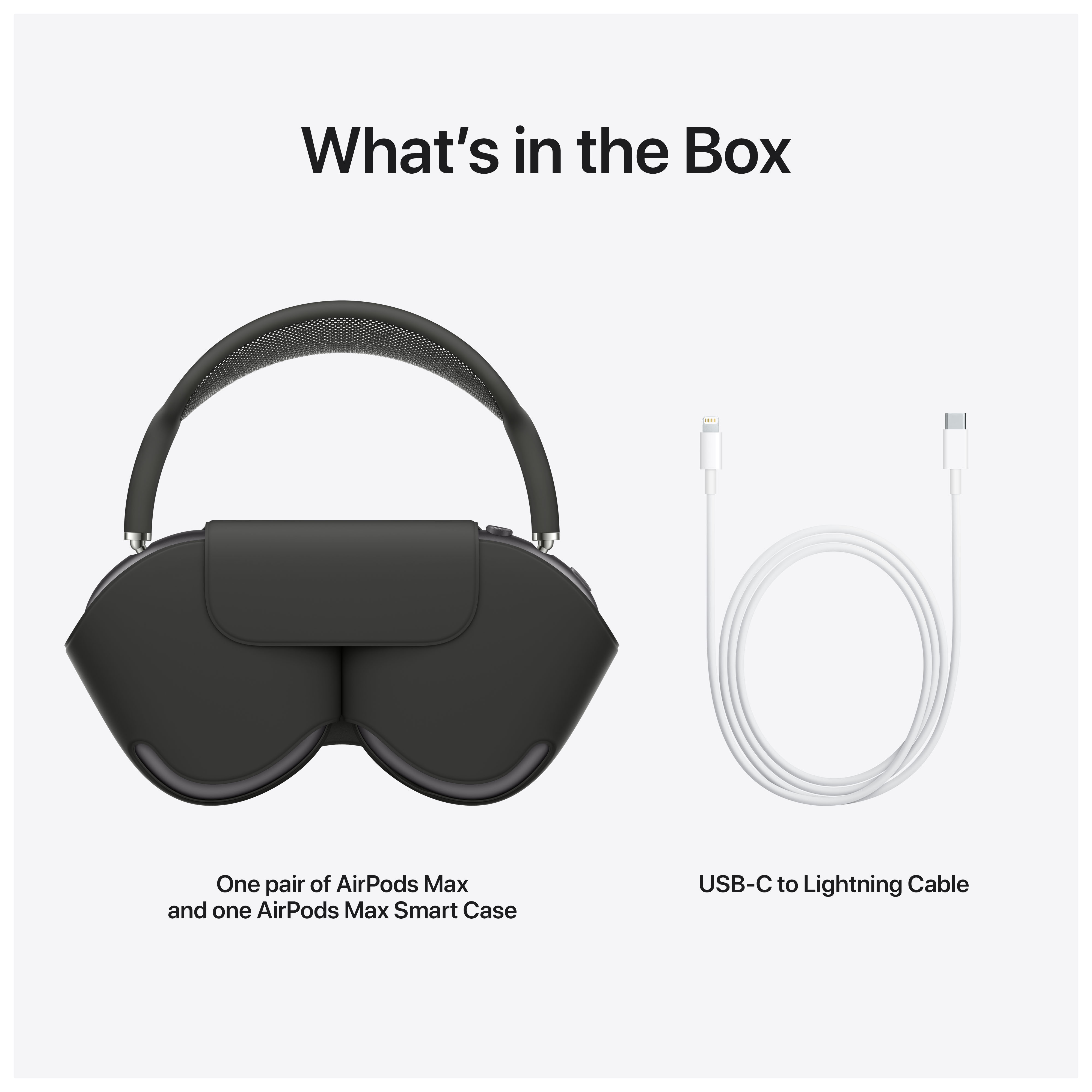 APPLE AirPods Max | Bluetooth Kopfhörer (Over-ear, Space Grau