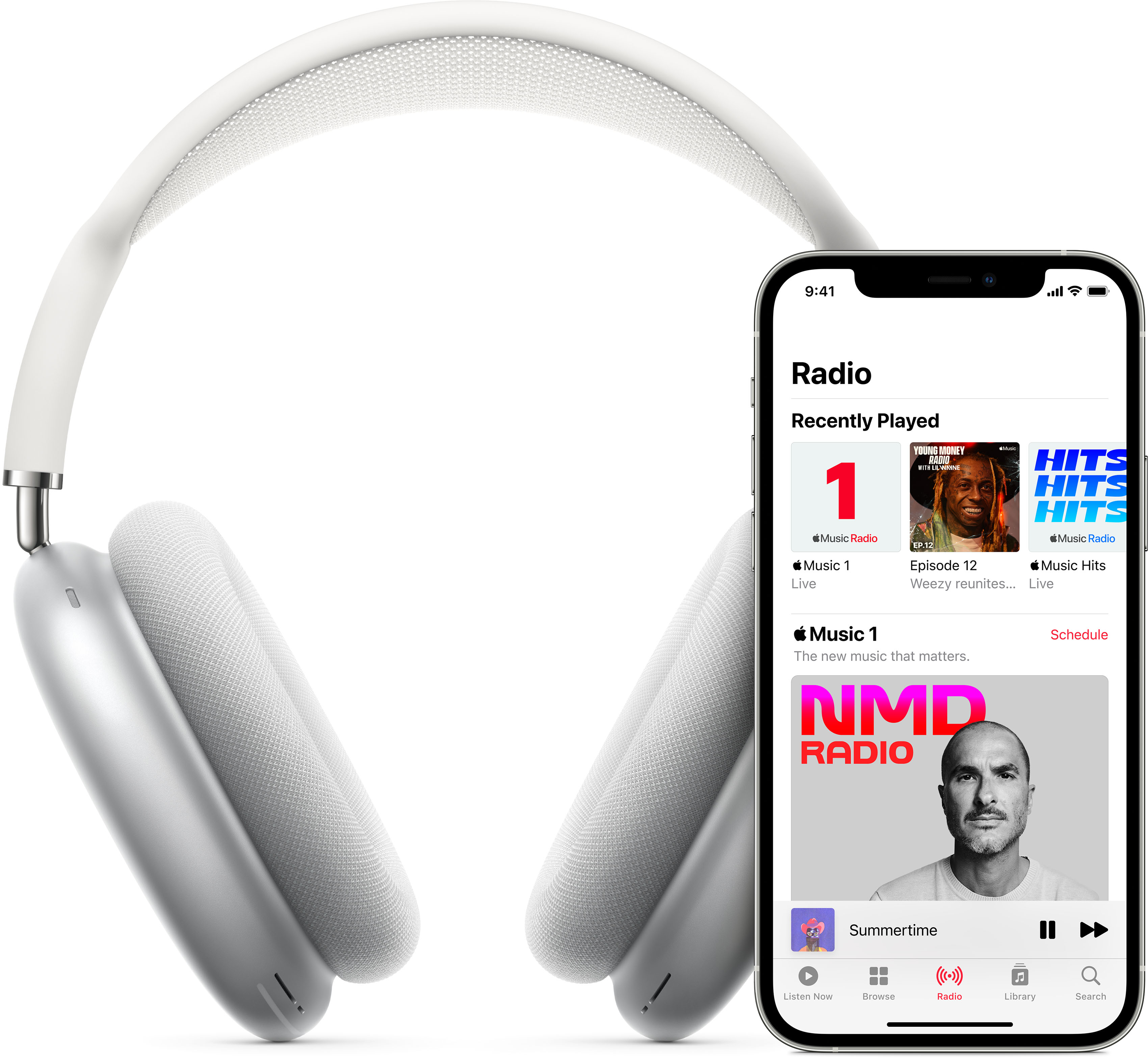 APPLE AirPods Max | Bluetooth Kopfhörer (Over-ear, Silber