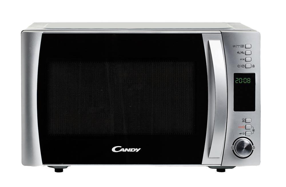 Microondas - Candy COOKinAPP CMXG22DS, 800W, 5 niveles, 22l, Función Grill, Descongelación, Función Eco, Inicio diferido, Inox