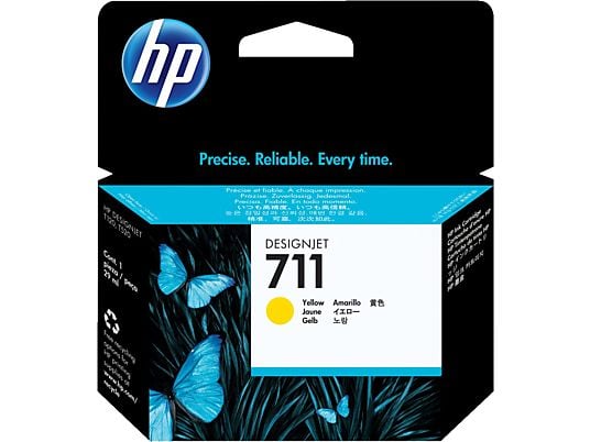 HP 711 (CZ132A) - Cartuccia d'inchiostro (Giallo)