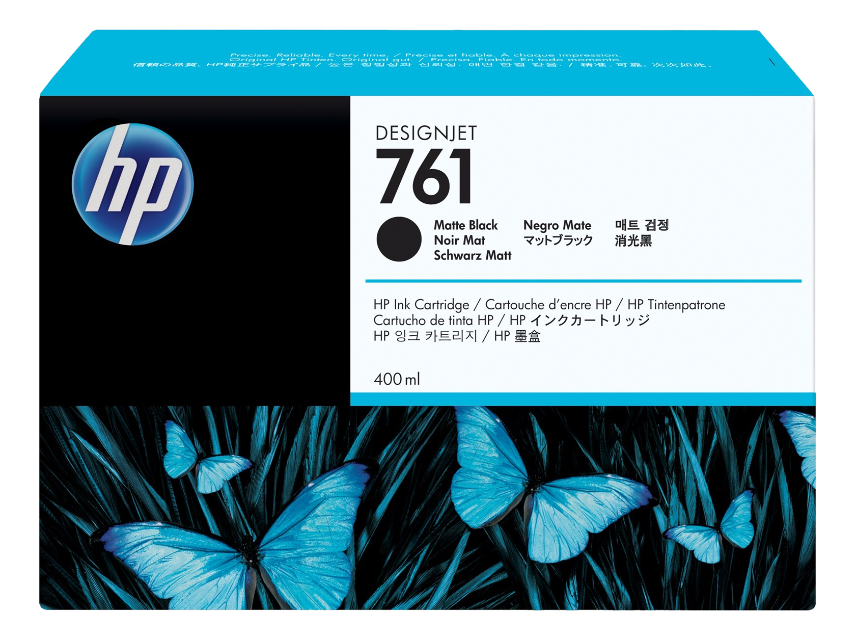 HP 761 (CM991A) - Cartouche d'encre (Noir mat)