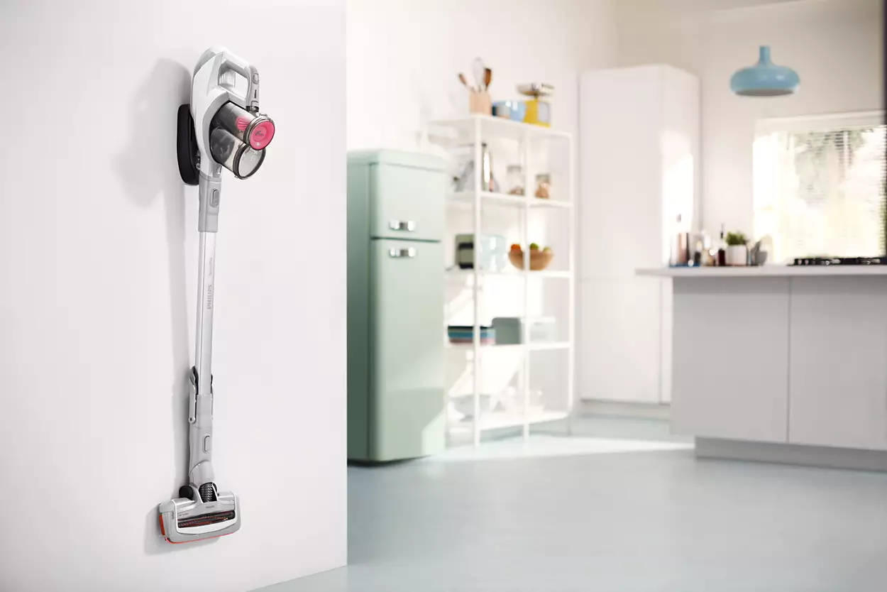 PHILIPS SpeedPro FC6723/01 - Aspirapolvere a batteria (Bianco)