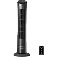 80 cm Ventilador de torre silencioso con mando a distancia y función de giro FlinQ Slim Line 45 W ventilador de pie con temporizador con 3 velocidades modelo actualizado 2020 