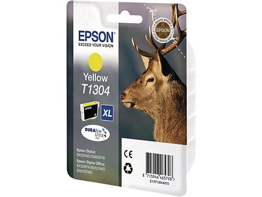 EPSON T130440  - Tintenpatrone (Gelb)