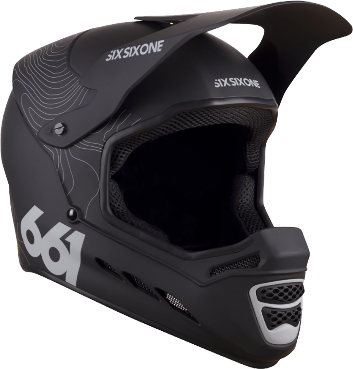 SixSixOne | RESET Helm Contour Black | maat L
