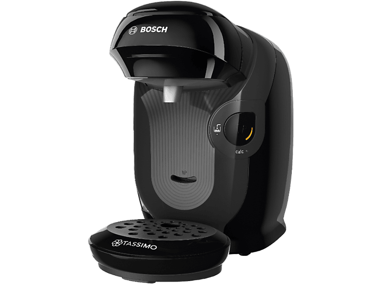 Cafetera de cápsulas - Bosch TAS1102, 1400 W, 0.7 l, 3.3 bar, T DISCS, 5 LEDs, Negro