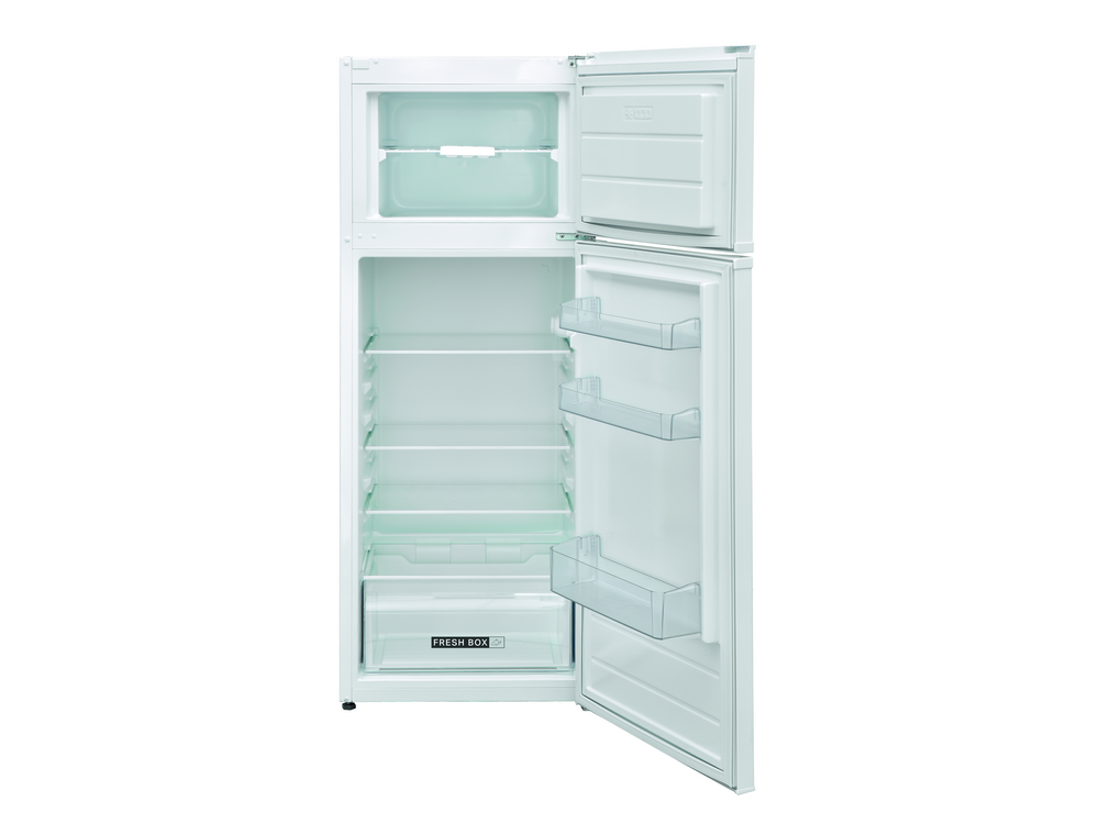 Frigorífico dos puertas - Whirlpool W55TM 4110 W 1, 212 l, Sistema cíclico, 144 cm, 41 dB, Fresh Box, Blanco