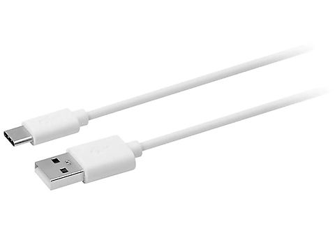 Cable USB - OK OZB-543, De USB a USB Tipo-C, Pack de 3, Tamaños diferentes, Blanco
