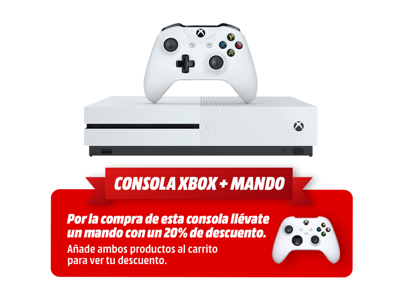 Consola Xbox One S Blanca - Microsoft - Disco duro de 1 TB