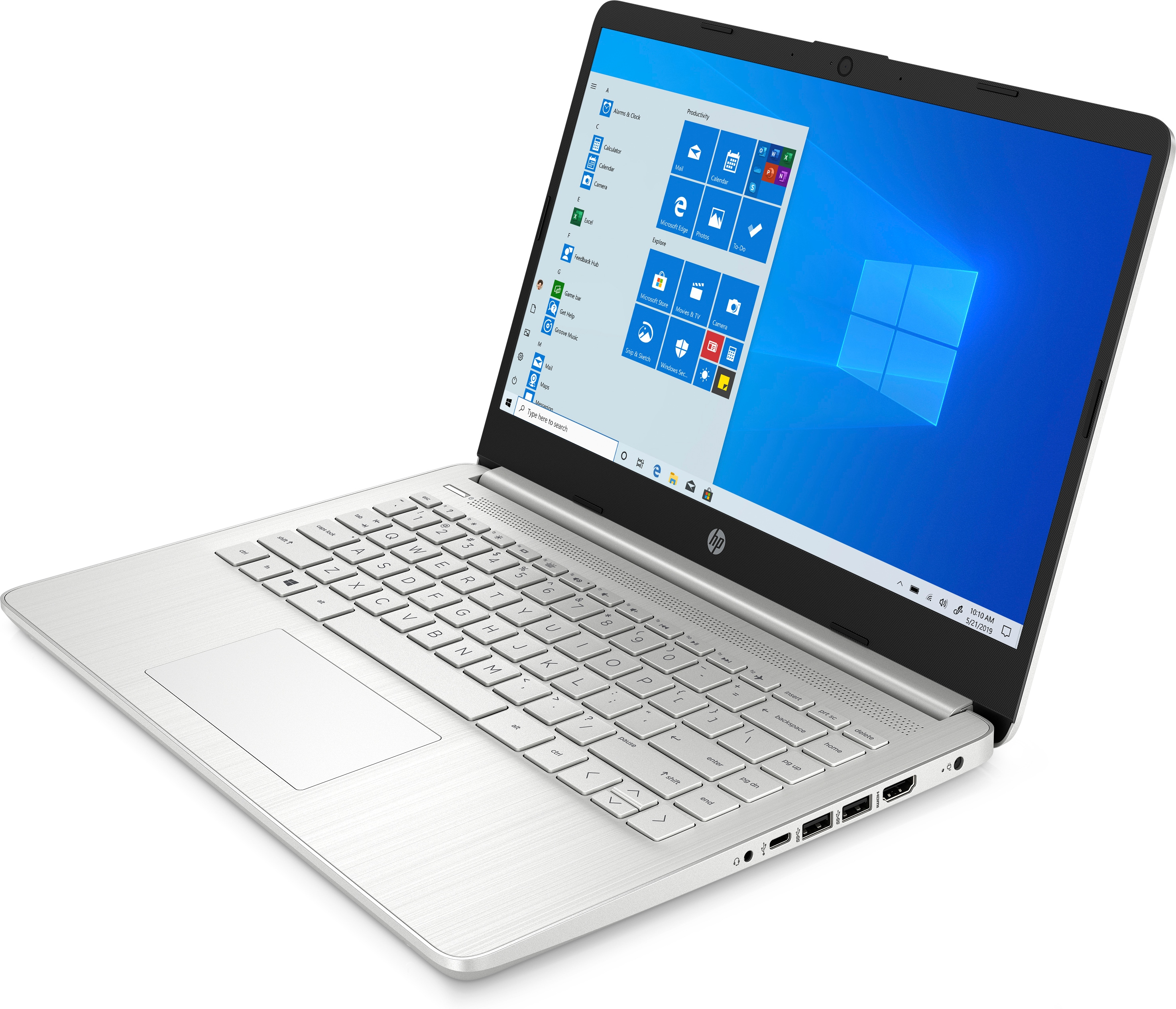 HP 14s-fq1377ng - 14 Zoll - AMD Ryzen™ 7 5700U - 16 GB - 1 TB - AMD Radeon™ Onboard Graphics - Windows 10 Home (64 Bit)