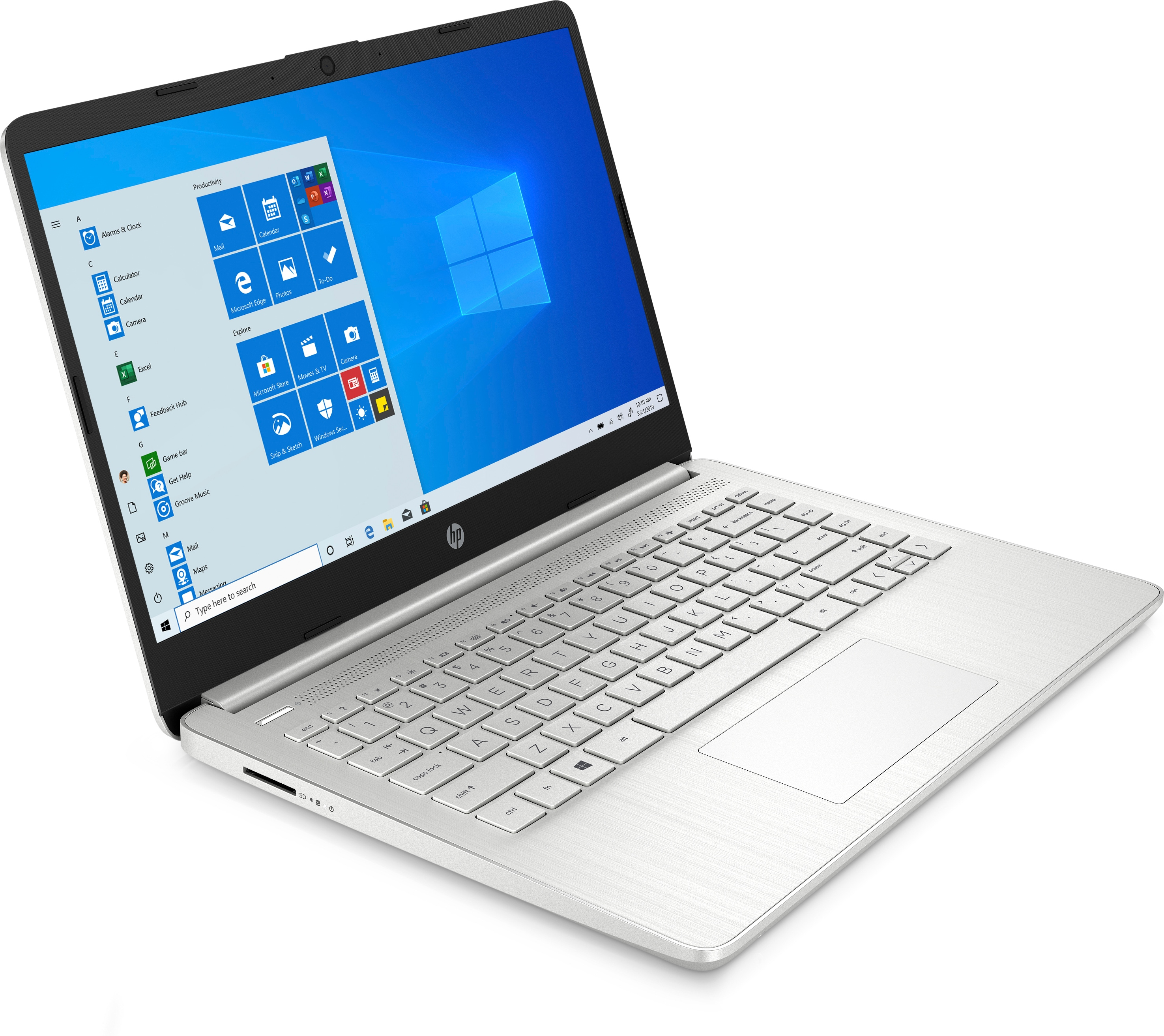HP 14s-fq1377ng - 14 Zoll - AMD Ryzen™ 7 5700U - 16 GB - 1 TB - AMD Radeon™ Onboard Graphics - Windows 10 Home (64 Bit)