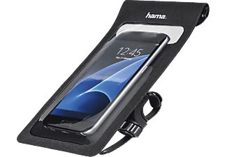 HAMA Smartphone-Tasche Slim fürs Fahrrad, wasserabweisend, Schwarz