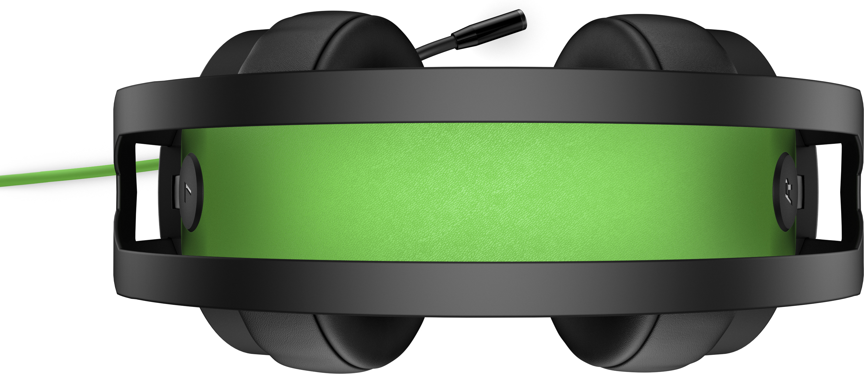 Auriculares gaming - HP Pavilion 600, Sonido envolvente 7.1, LED, Micrófono, Verde y negro